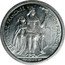 France 2 Francs (Liberty. New Caledonia) KM# 3 REPUBLIQUE FRANÇAISE UNION FRANÇAISE G.B.BAZOR 1949 coin obverse