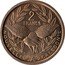 France 2 Francs (New Caledonia Essai) KM# E9 2 FRANCS NOUVELLE CALEDONIE coin reverse