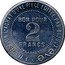 France 2 Francs (Paris. Bijoux Eve) BON POUR 2 FRANCS PLASSARD A VALOIR SUR L'ACHAT D'UNE PIECE EDITEE PAR BIJOUX "EVE" coin reverse
