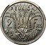 France 2 Francs Reunion Mule 1948  KM# 14 REUNION 2 FRS coin reverse