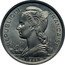 France 2 Francs (Reunion Piedfort Essai) KM# PE4 REPUBLIQUE FRANÇAISE 1948 L.BAZOR GB ESSAI coin obverse
