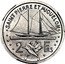 France 2 Francs (St. Pierre & Miquelon Pattern) KM# Pn2 SAINT PIERRE ET MIQUELON 2 FRS coin reverse