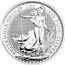 UK 2 Pounds Charles III Coronation. Britannia 2023  Bullion BRITANNIA 2023 1 OZ 999 FINE SILVER DECUS ET TUTAMEN NATHAN coin reverse