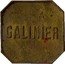 France 20 Centimes (Carcassonne - Galinier.) GALINER coin reverse