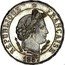 France 20 Centimes Essai - Merley. 24 sides 1887 A L. MERLEY RÉPUBLIQUE FRANÇAISE 1887 coin obverse