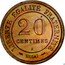 France 20 Centimes (Essai - Merley. Piedfort) 20 CENTIMES A LIBERTÉ ÉGALITÉ FRATERNITÉ ESSAI coin reverse