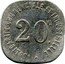 France 20 Centimes Neuilly sur Seine 1918  SOLIDARITE COMMERCIALE ET INDUSTRIELLE 20C coin reverse