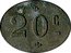 France 20 Centimes Paris. Seine. Alhambra 1904 20 С coin obverse