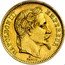 France 20 Francs Napoleon III. Essai E 1861 E  E BARRE NAPOLEON III EMPEREUR coin obverse