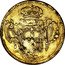 France 22 Livres Martinique Coinage ND (1802-1809)  Host years 1751-1777 KM# 37 coin reverse