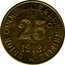 France 25 Centimes (Annonay Pattern) UNION COMMERCIALE & INDUSTRIELLE 25C. 1918 coin reverse