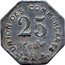 France 25 Centimes (Carcassonne) UNION DES COMMERÇANTS 25 CENT. DUSEAUX PARIS coin reverse