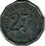 France 25 Centimes City of Castres 1916  1916-1919 VILLE DE CASTRES (TARN) 25C. 1916-1919 coin reverse
