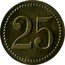 France 25 Centimes (Paris. Bouvard) 25 coin reverse