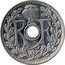 France 25 Centimes Pattern. Small Modul 1913  RF EM LINDAUER coin obverse
