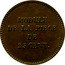 France 25 Centimes (Trial Coin) MODULE DE LA PIECE DE 25 CENT. coin reverse