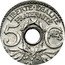France 5 Centimes Lindauer Essai. Partial Date ND (1945)  LIBERTÉ ÉGALITÉ FRATERNITÉ 5 C MES 19 coin reverse