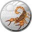 Australia 5 Dollars (Desert Scorpion - Coloured) AW DESERT SCORPION 1 OZ .999 SILVER. coin reverse