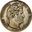 France 5 Francs Louis-Philippe I. Domard Hybride Type 1831 H LOUIS PHILIPPE I ROI DES FRANÇAIS DOMARD F coin obverse