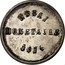 France 5 Francs (Satirical coinage. Mac-Mahon.) X# E51a ESSAI MONETAIRE 1874 coin reverse