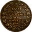 France 5 Francs (Thonnelier Broken Ferrule Test) ESSAI DE LA VIROLE BRISÉE DE THONNELIER 1843 coin reverse