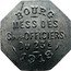 France 50 Centimes Bourg-en-Bresse - 23rd Infantry Regiment 1918 BOURG MESS DES SOUS-OFFICIERS DU 23 E 1918 coin reverse