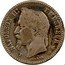 France 50 Centimes E - Essai 835. M 1861 E BARRE NAPOLEON III EMPEREUR E coin obverse
