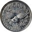 France 50 Centimes New Caledonia Piedfort with Essai 1949  KM# PE1 50 CENTIMES NOUVELLE CALEDONIE coin reverse
