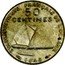 France 50 Centimes (Oceania Essai. Raised Design) KM# E2 ETABLISSEMENTS FRANÇAIS DE L'OCEANIE 50 CENTIMES 1948 coin reverse