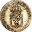 France 1/12 ECU (Louis XV) SIT NOMEN DOMINI BENEDICTUM 1721 coin reverse