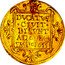 France 1/2 Ducat (Immobilization in the name of Charles V. Besancon) KM# 45 DVCATVS .CIVIT. BISVNT AD. LEG. IMP. 1655 coin reverse