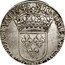France 1/2 ECU (Louis XIII 2nd portrait) SIT. NOMEN. DOMINI A BENEDICTVM. 1643 coin reverse