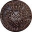France 1/2 ECU (Louis XV. Essai) KM# Pn16 SIT NOMEN DOMINI A BENEDICTUM 1741 coin reverse