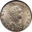 France 1/2 ECU (Louis XV) LVD XV D G FR ET NAV REX coin obverse