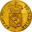 France 1/2 Leopold (Shield with 3 Alerions) KM# 112 TV DOMINE SPES MEA coin reverse