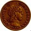France 1/2 Louis D'or (Louis XIIII. Child.) KM# P64 LVD XIIII D G FR ET NAV REX 1644 coin obverse