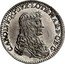 France 1/2 Teston (Charles IV) KM# 61 CAROLVS D G DVX LOTH MAR D C B G coin obverse