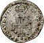 France 1/2 Teston (Leopold I. Jerusalem Cross) KM# 87 IN TE DOMINE SPERAVI 1711 coin reverse