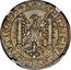 France 1/2 Thaler (Immobilization in the name of Charles V) KM# 28 MONETA CIVI IMP BISVNTINÆ 1642 coin reverse
