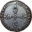 France 1/4 ECU (Henri IV 1st Type) HENRICVS. IIII. D: G. FRANC. ET. NAVA. REX 1608. coin obverse