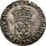 France 1/4 ECU (Henri IV. 4th Type) HENRICVS IIII D G FRANC ET NAVA REX R II II coin obverse