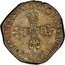 France 1/4 ECU (Louis XIV Type 1) LVDOVIC XIIII D G FRAN ET NAVA REX 1644 coin obverse