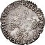 France 1/4 Franc (Henri IV. Rouen) SIT. NOMEN. DOMINI. BENEDICTVM 1603 H coin reverse