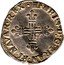 France 1/8 ECU (Henry IV. Cross) .HENRI. 4. D. G. FRAN. ET. NAVARE. REX. coin obverse