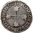 France 1/8 ECU Henry IV Crowned Arms Cross 1608 C HENRICVS IIII D G FRAN ET NAVA REX 1603 coin obverse
