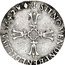 France 1/8 ECU (Louis XIII. & mint) SIT. NOMEN. DOMINE. BENEDICTVM. 1642 coin reverse