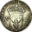 France 1/8 ECU (Louis XIII with Fleur-de-Lys Cross) LVDOVIC. XIII. D. G. FRAN. ET. NAV. REX V III coin obverse