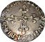France 1/8 ECU (Louis XIV Type 1) SIT. NOMEN. DOMINI. BENEDICTVM 1645 coin reverse