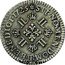 France 1/8 ECU (Louis XV) SIT NOMEN DOM .BENEDICT. 1725 . coin reverse
