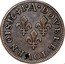 France 1 Double Tournois (Louis XIII - Essai A - Paris) A DOVBLE TOVRNOIS 1641 coin reverse